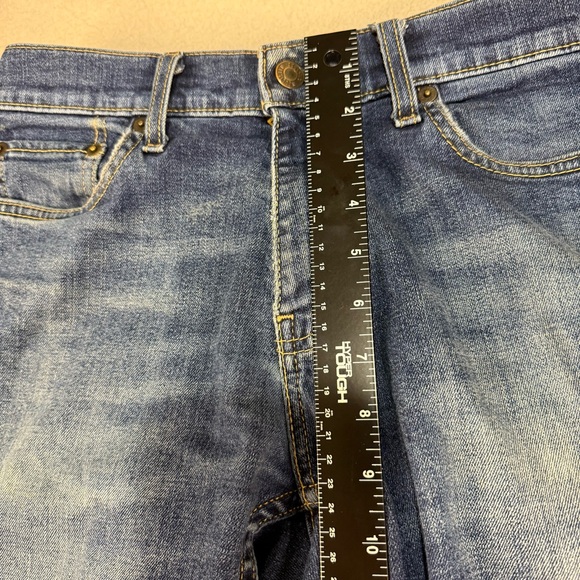 Hollister Women's Blue Denim Slim Straight Leg Jeans Medium Wash - Picture 7 of 8